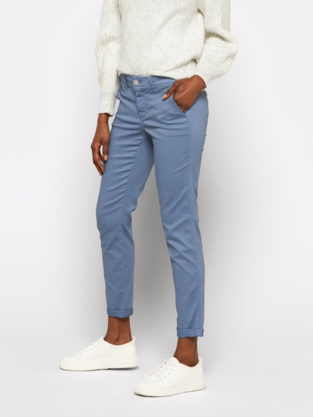 Market & Spruce Mid Rise Slim Cuffed Pants, GUC, Size 6